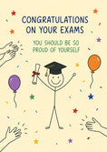 Load image into Gallery viewer, Congratulations - Personalised Card — with punch holes
