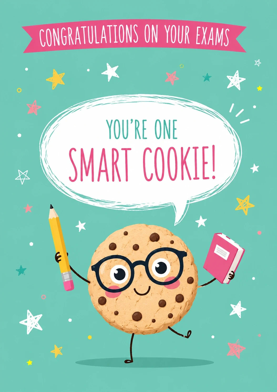 Congratulations - Personalised Card — with punch holes