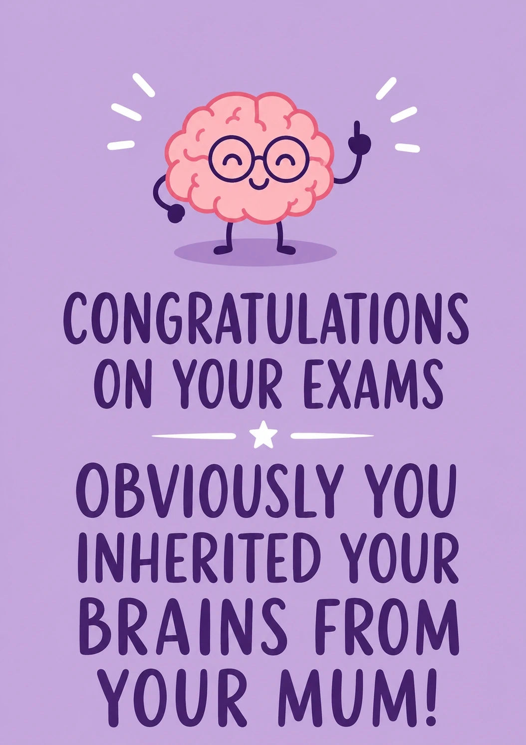 Congratulations - Personalised Card — with punch holes