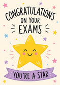 Load image into Gallery viewer, Cute Smiling Star You're a Star Congratulations Card
