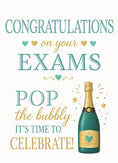 Load image into Gallery viewer, Pop the Bubbly Champagne Congratulations Card
