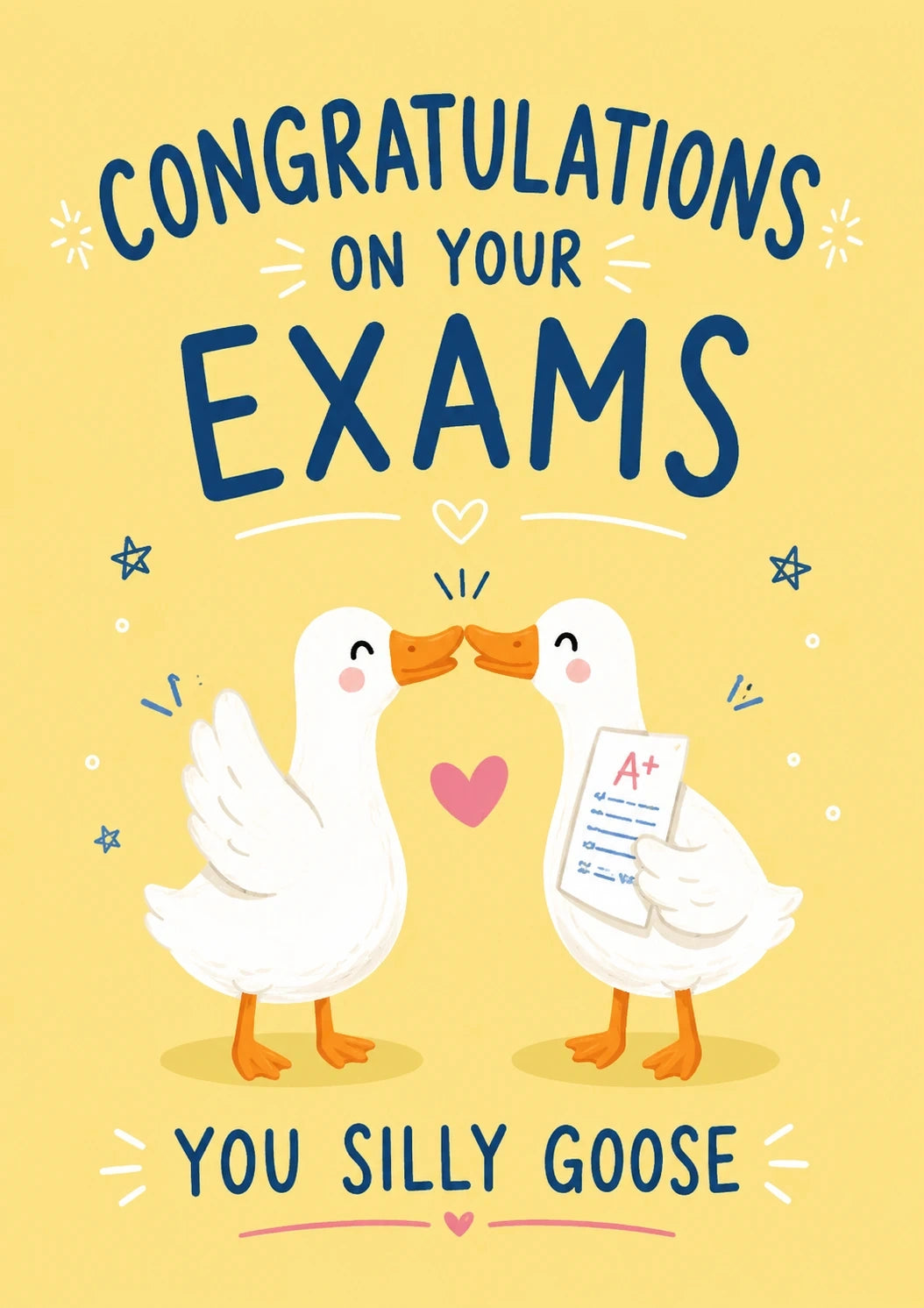 Congratulations - Personalised Card — with punch holes