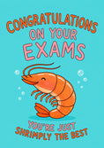 Load image into Gallery viewer, Funny Shrimply The Best Shrimp Congratulations Card
