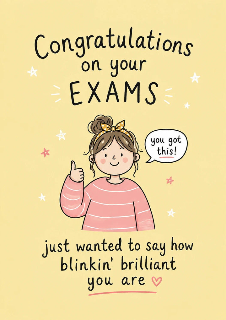 Thumbs Up You Got This Congratulations Card for Her