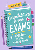 Load image into Gallery viewer, Teal Notebook You Did It Congratulations Card
