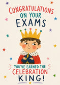Load image into Gallery viewer, Celebration King Crown Boy Congratulations Card for Him
