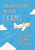 Load image into Gallery viewer, Cartoon Aeroplane Dreams Congratulations Card
