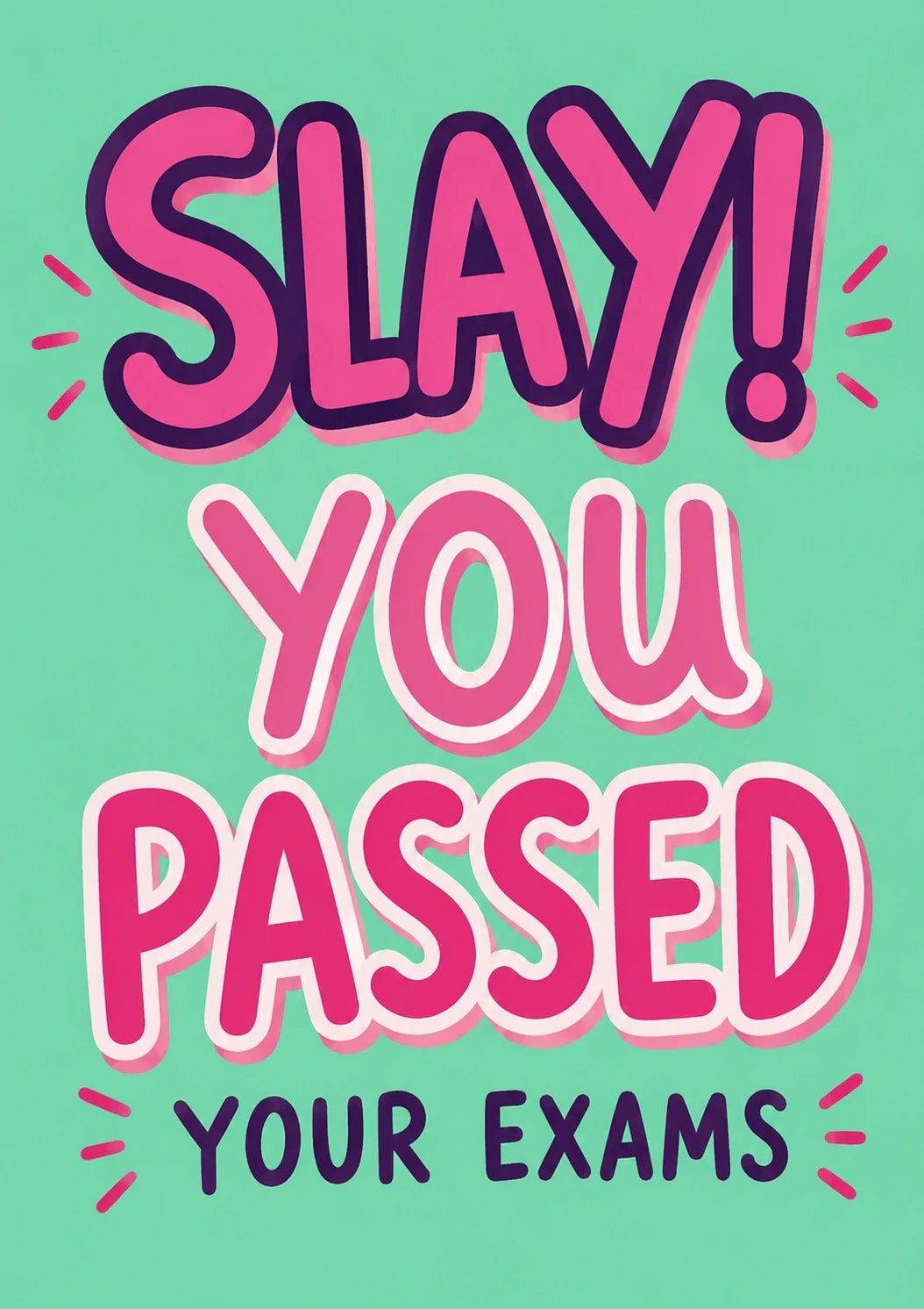 Congratulations - Personalised Card — with punch holes