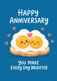 Load image into Gallery viewer, Anniversary - Personalised Card — with punch holes
