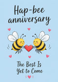 Load image into Gallery viewer, Anniversary - Personalised Card — with punch holes
