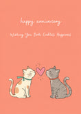 Load image into Gallery viewer, Anniversary - Personalised Card — with punch holes
