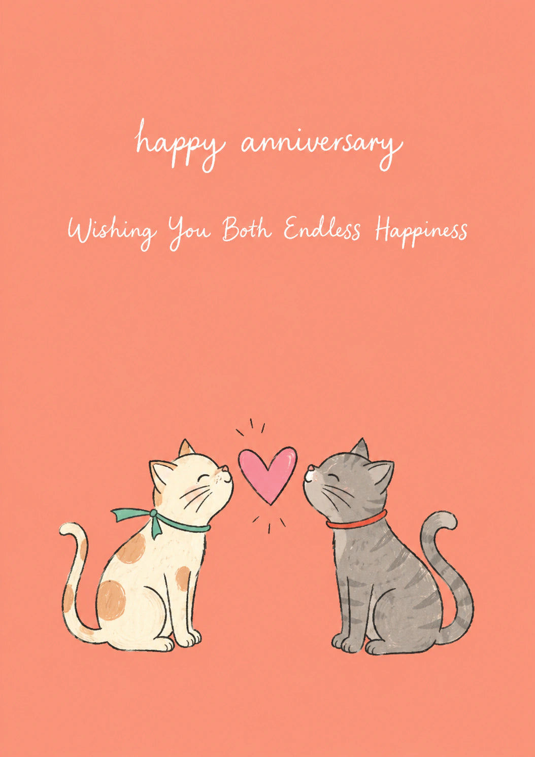 Anniversary - Personalised Card — with punch holes