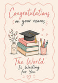 Load image into Gallery viewer, Congratulations - Personalised Card — with punch holes
