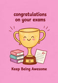 Load image into Gallery viewer, Cute Trophy A+ Grade Congratulations Card
