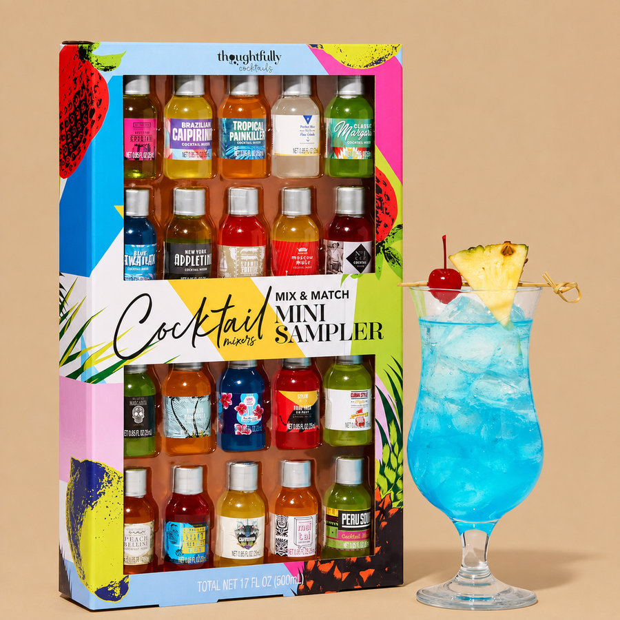 Thoughtfully Cocktails Mix and Match Mini Cocktail Mixer Pack of 20