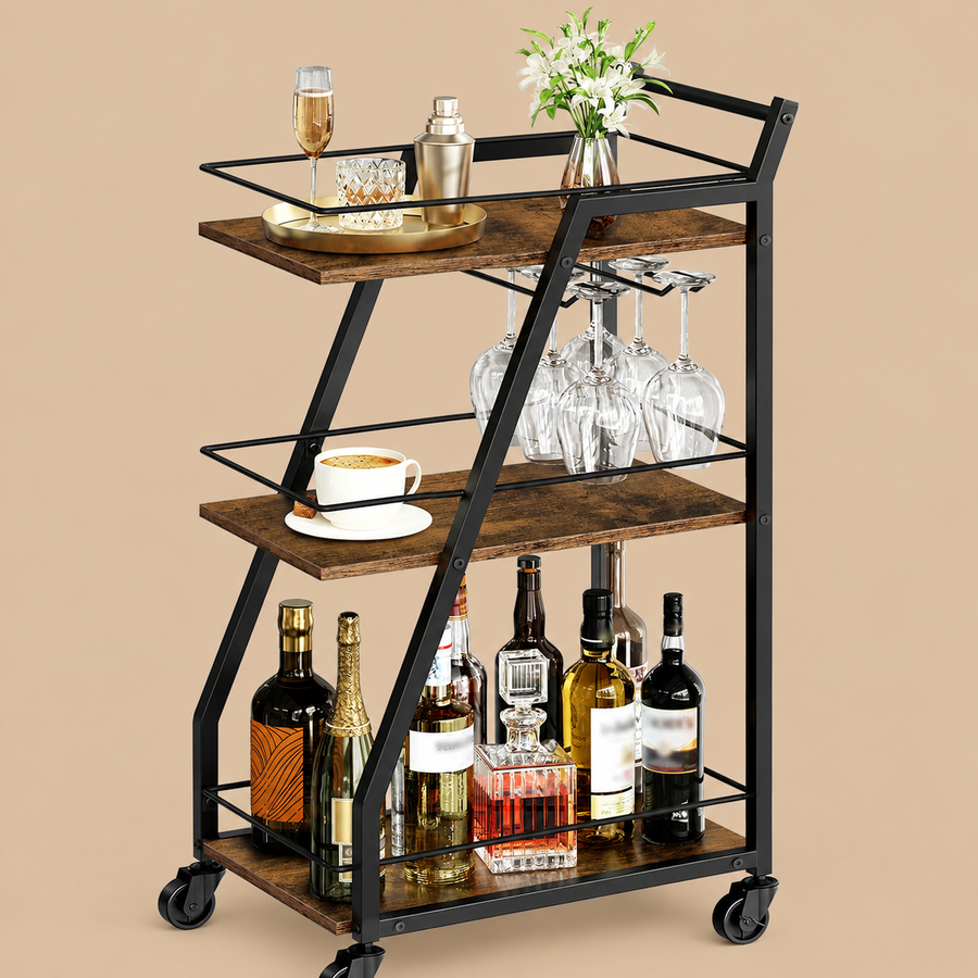 YATINEY Bar Cart/Drinks Trolley