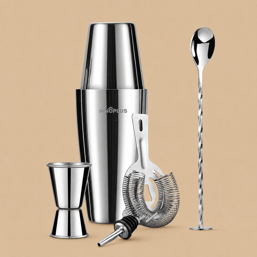 INNÔPLUS 6-Piece Cocktail Shaker Kit