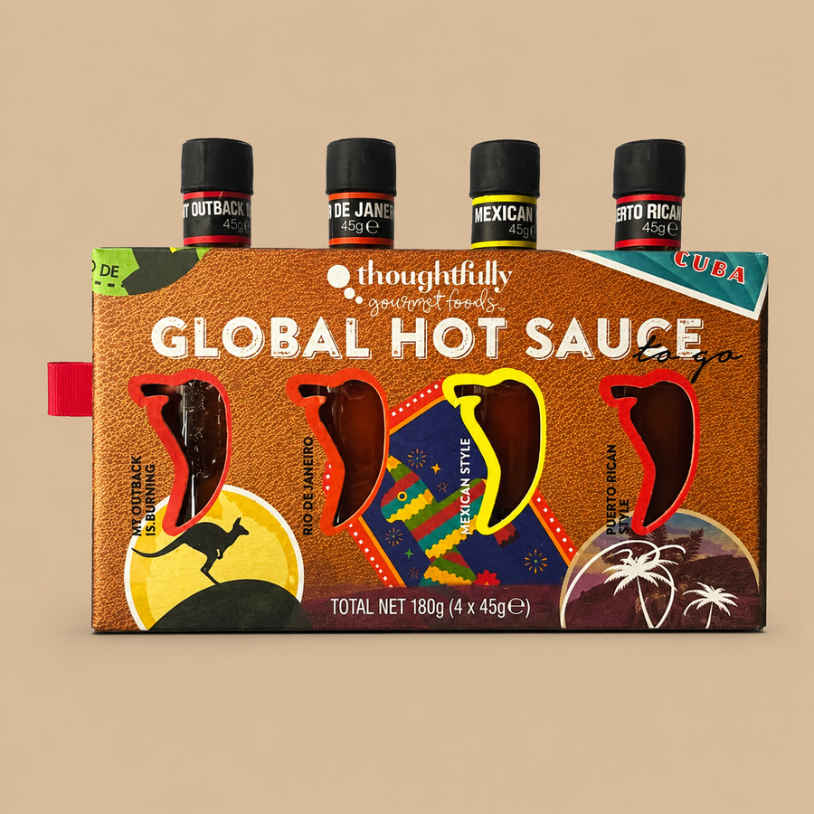 Thoughtfully Gourmet Global Hot Sauces to Go 4x45g