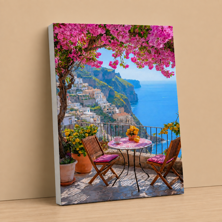 Paint By Numbers Kit - Beautiful Balcony 12inx16in