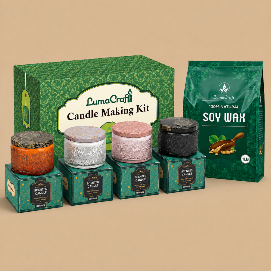 LumaCraft Soy Candle Making Kit for Adults 1LB
