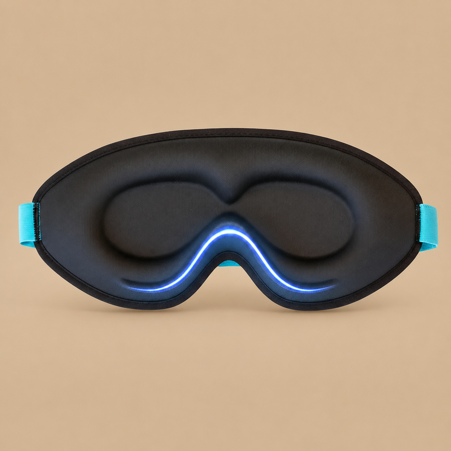 MyHalos Blackout Sleep Mask - Black