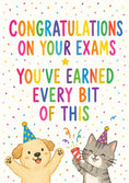 Load image into Gallery viewer, Congratulations - Personalised Card — with punch holes
