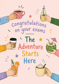 Load image into Gallery viewer, Congratulations - Personalised Card — with punch holes
