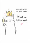 Load image into Gallery viewer, Cute Cat with Crown Congratulations Card
