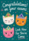 Load image into Gallery viewer, Congratulations - Personalised Card — with punch holes
