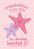 Load image into Gallery viewer, Cute Starfish You Smashed It Congratulations Card for Her
