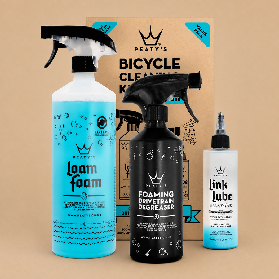 Peaty's Bicycle Cleaning Kit - Wash, Degrease & Lubricate