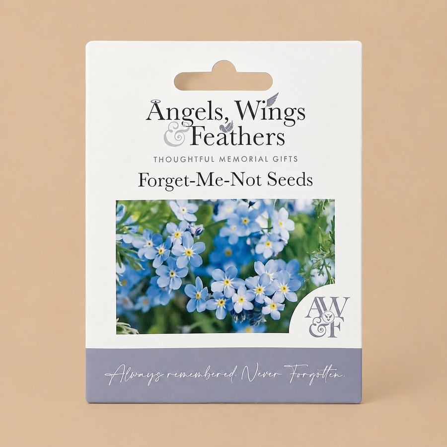 Angel Wings & Feathers Forget-Me-Not Seed Pack