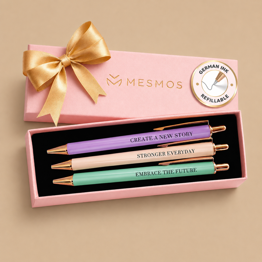 MESMOS New Beginnings 3pc Ballpoint Pen Gift Set