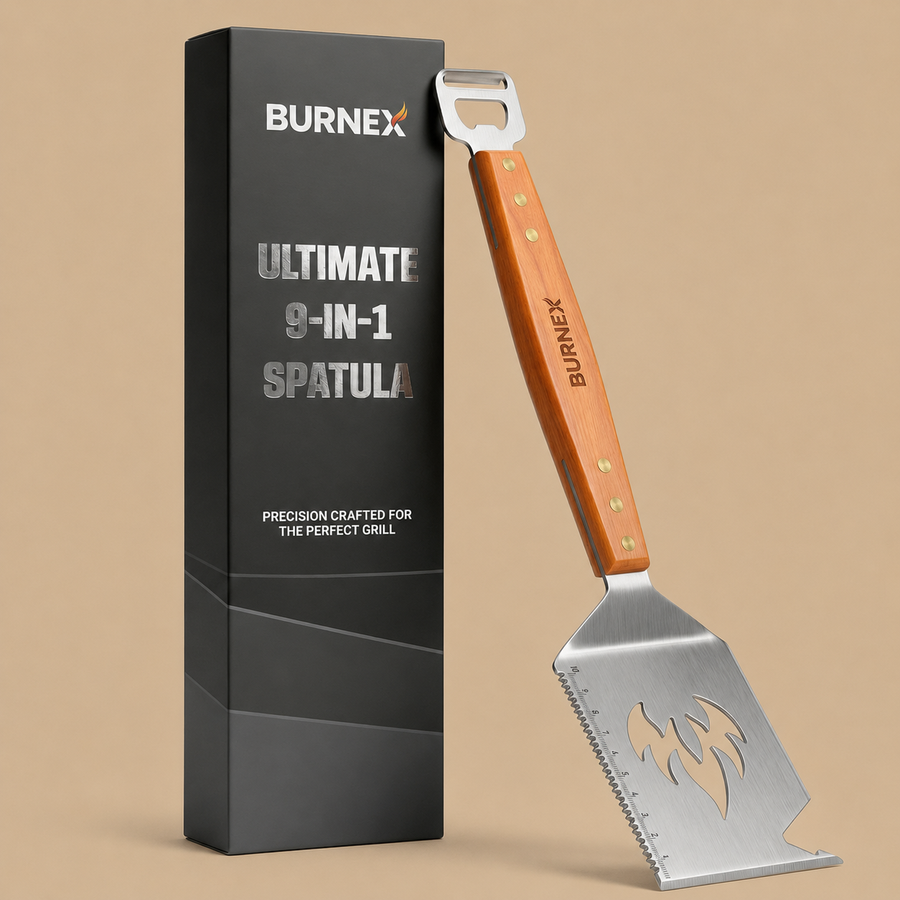 Burnex Ultimate 9 in 1 Precision Spatula for BBQ