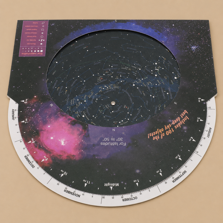 Cardboard Star Finder Map