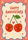 Load image into Gallery viewer, Anniversary - Personalised Card — with punch holes

