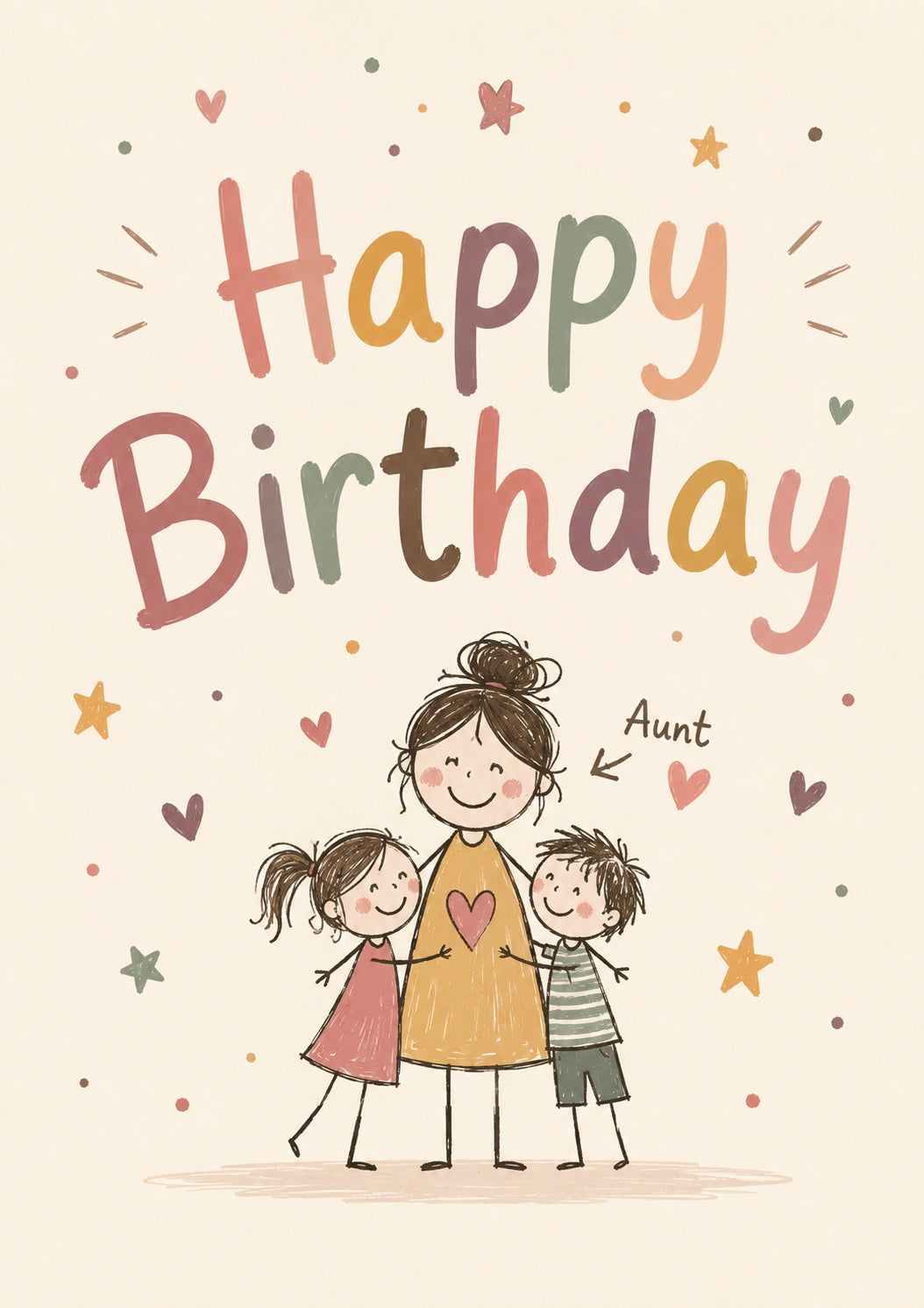 Birthdays - Personalised Card
