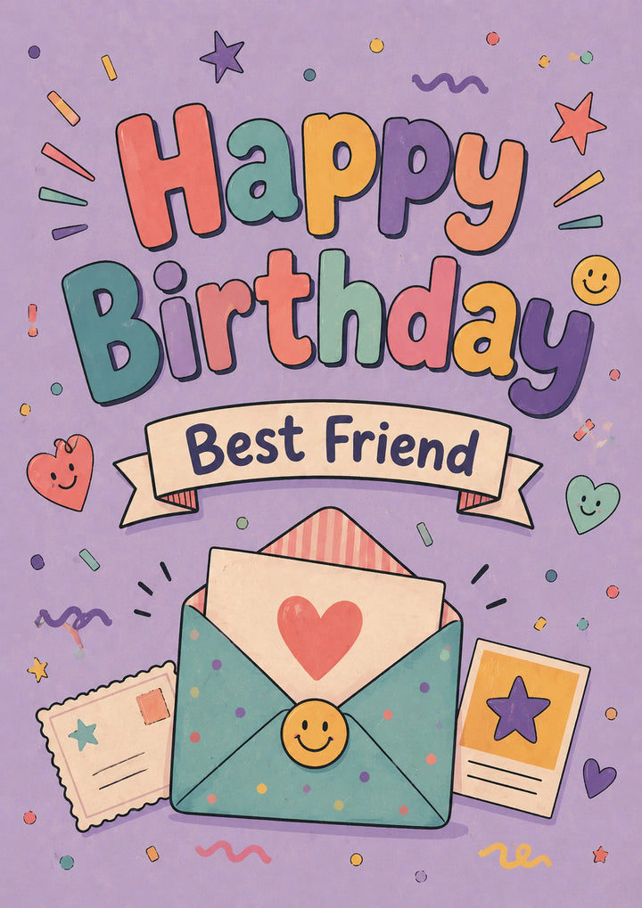 Birthdays - Personalised Card