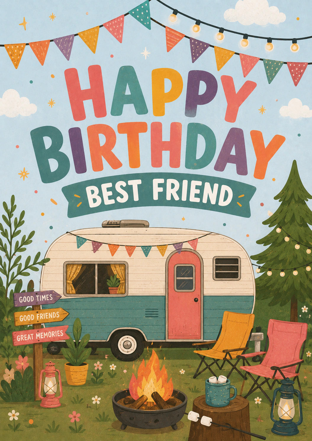Birthdays - Personalised Card