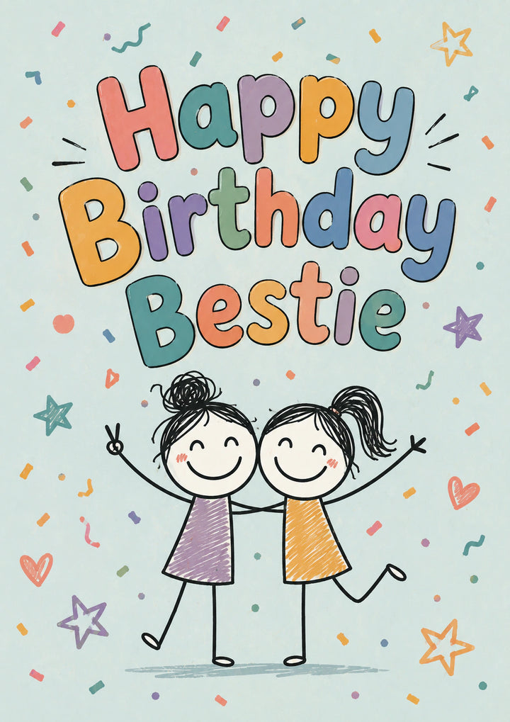Birthdays - Personalised Card