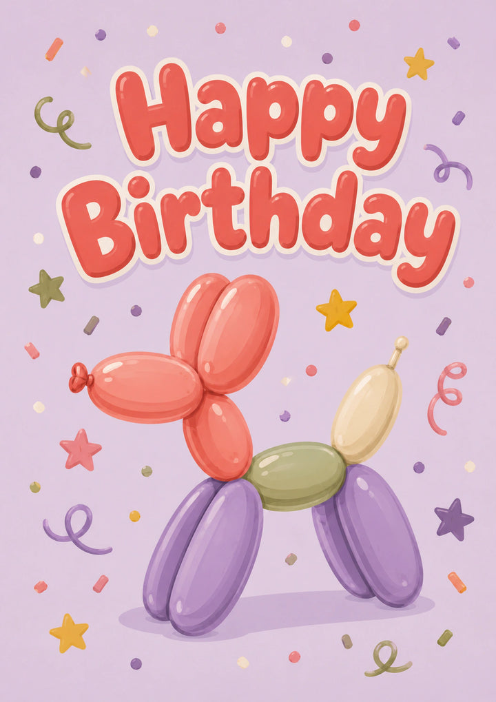 Birthdays - Personalised Card