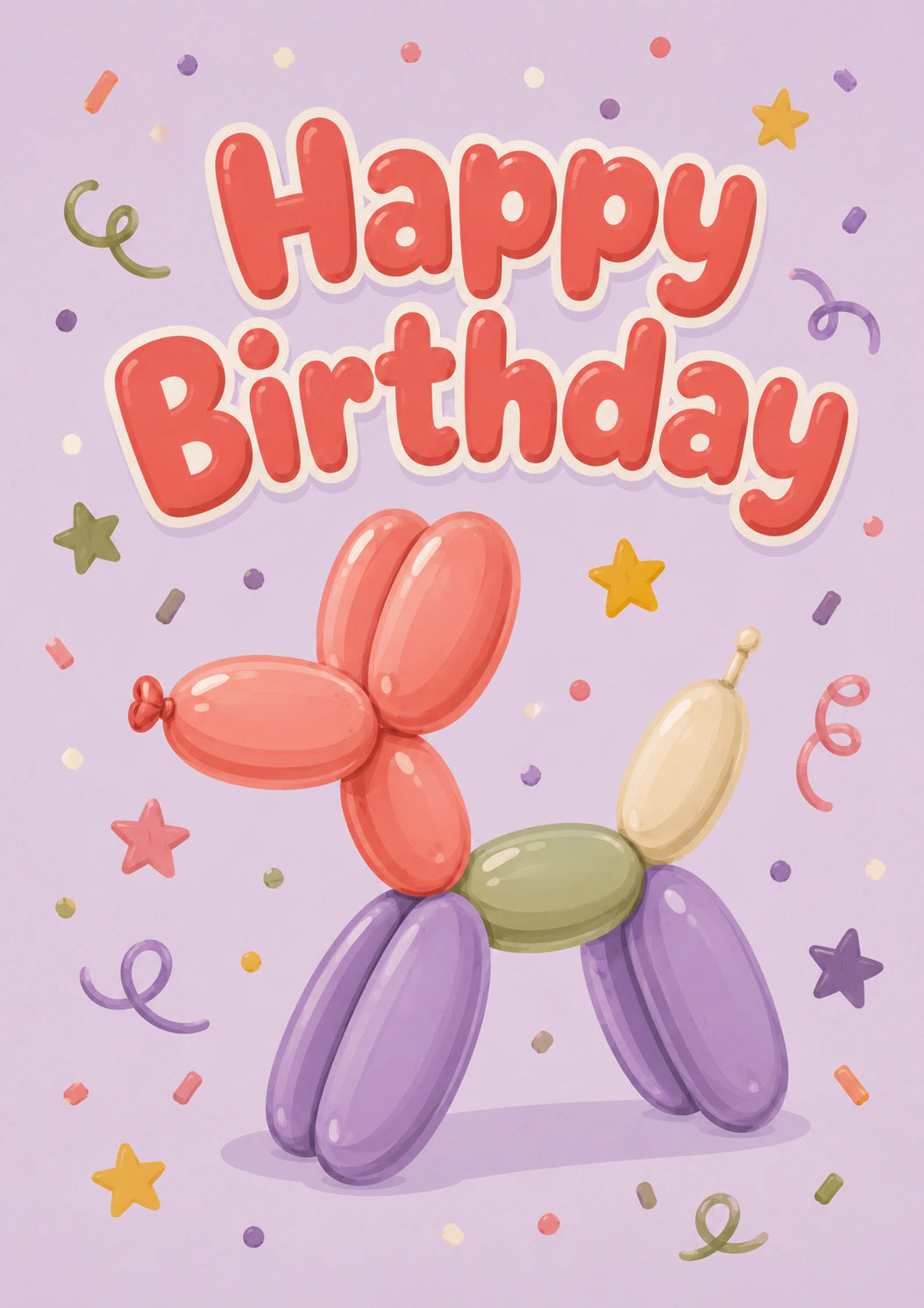 Birthdays - Personalised Card