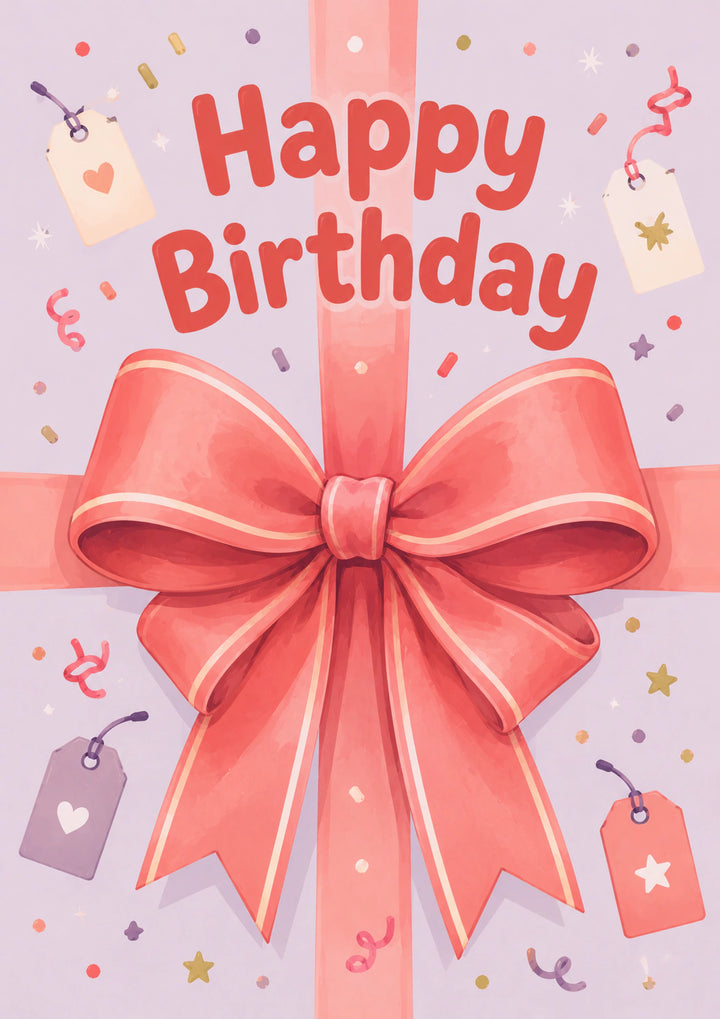Birthdays - Personalised Card
