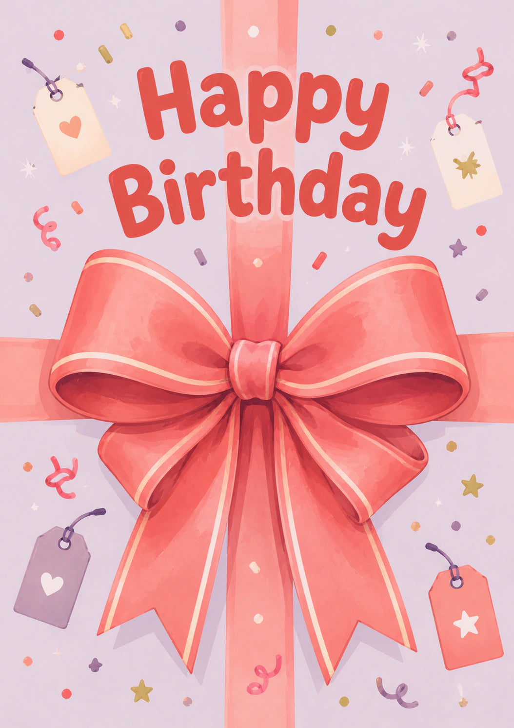 Birthdays - Personalised Card