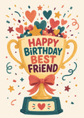 Load image into Gallery viewer, Birthdays - Personalised Card — with punch holes
