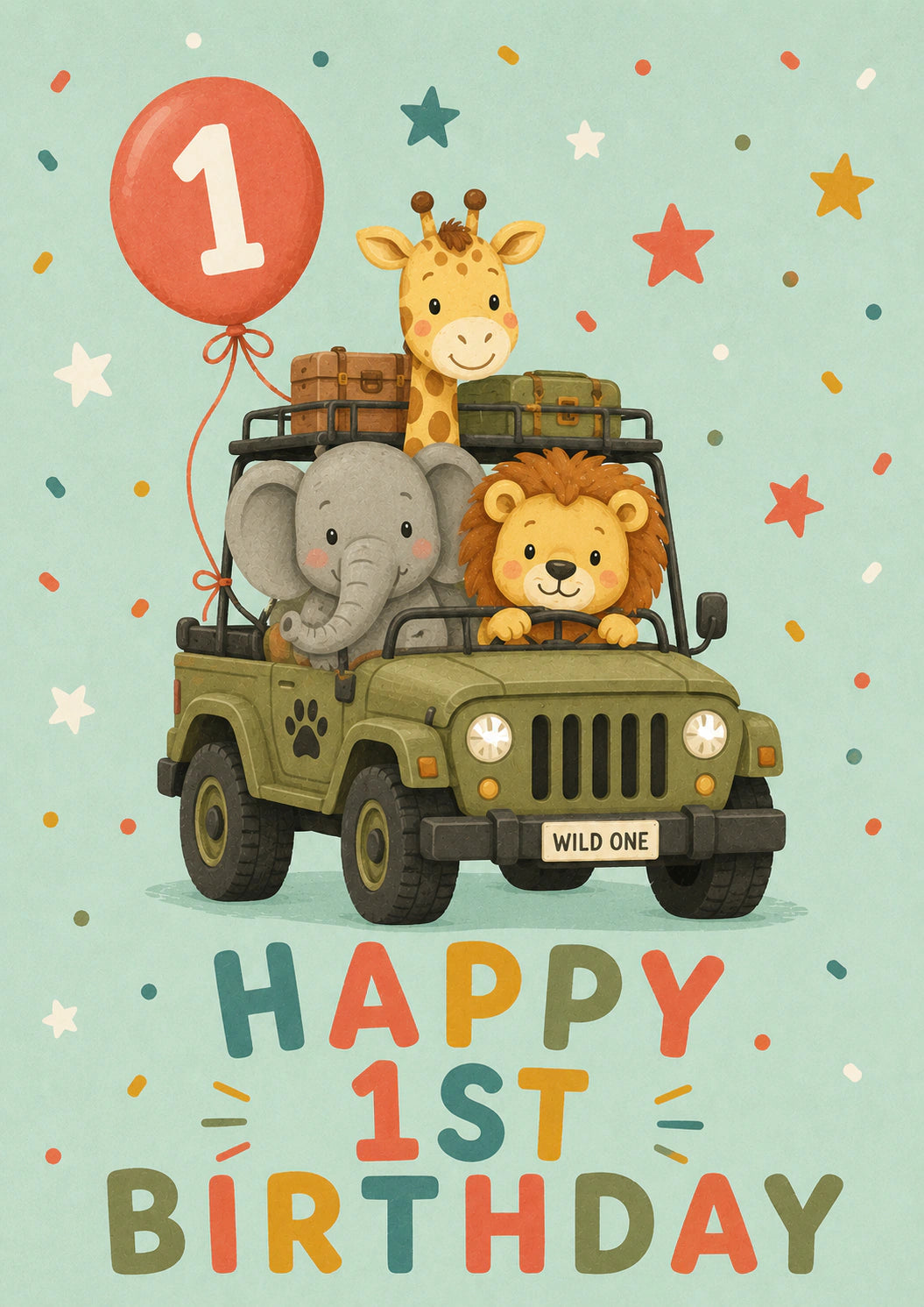 Birthdays - Personalised Card