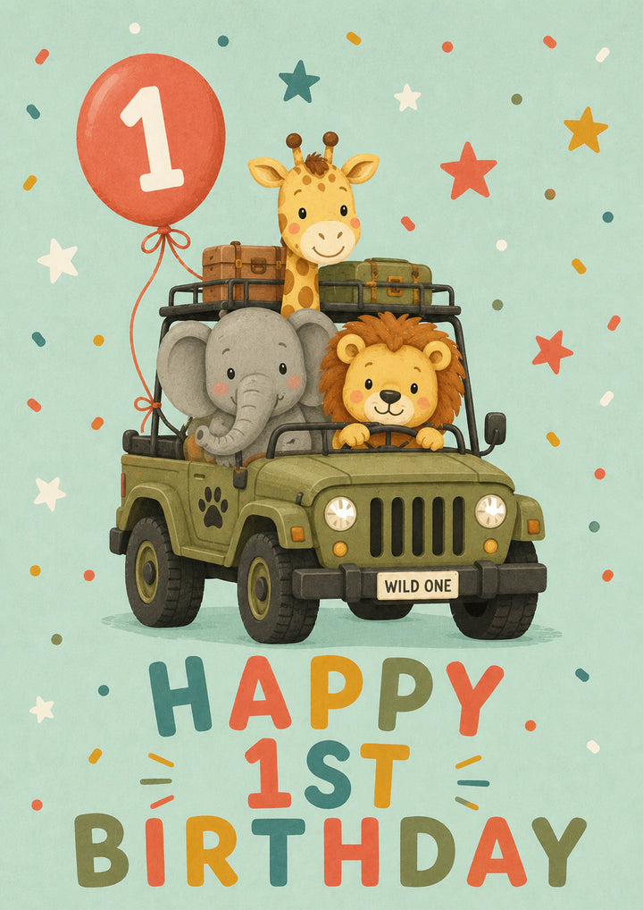 Birthdays - Personalised Card