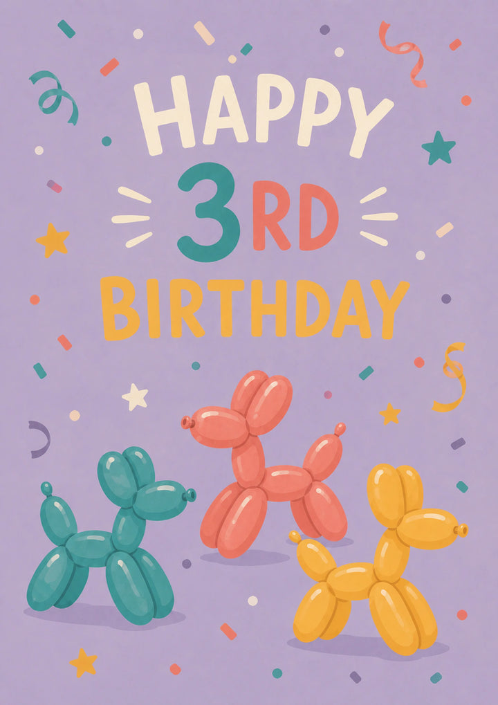 Birthdays - Personalised Card
