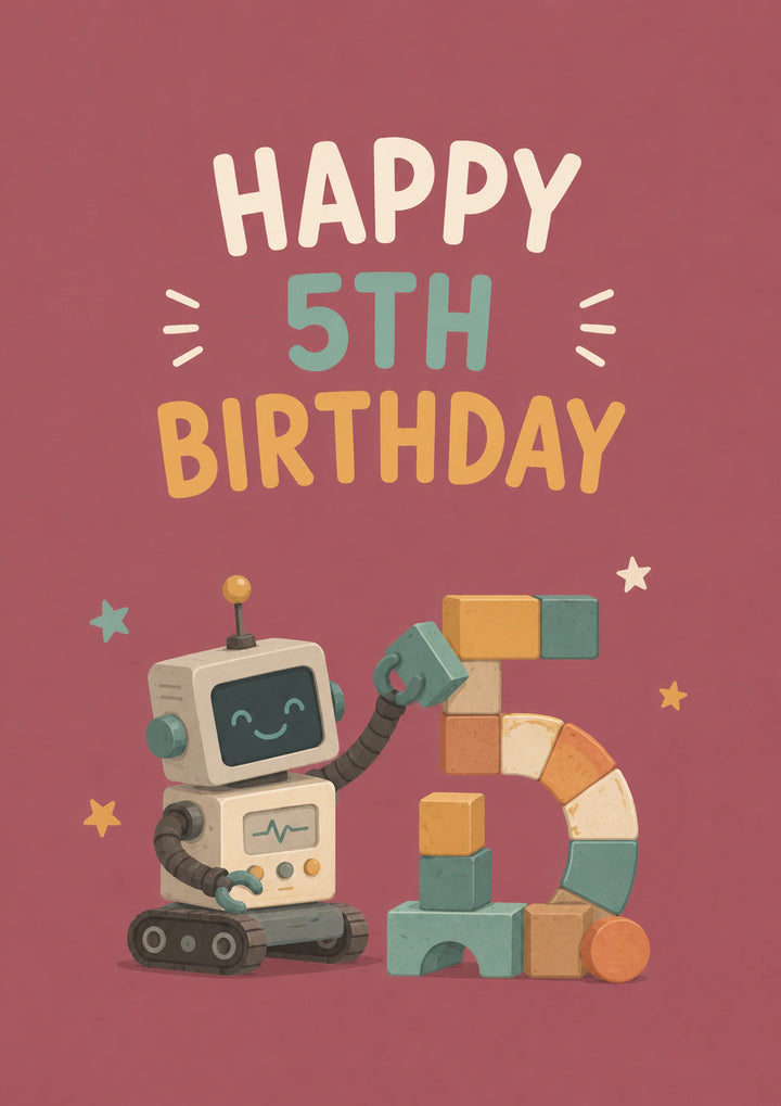Birthdays - Personalised Card