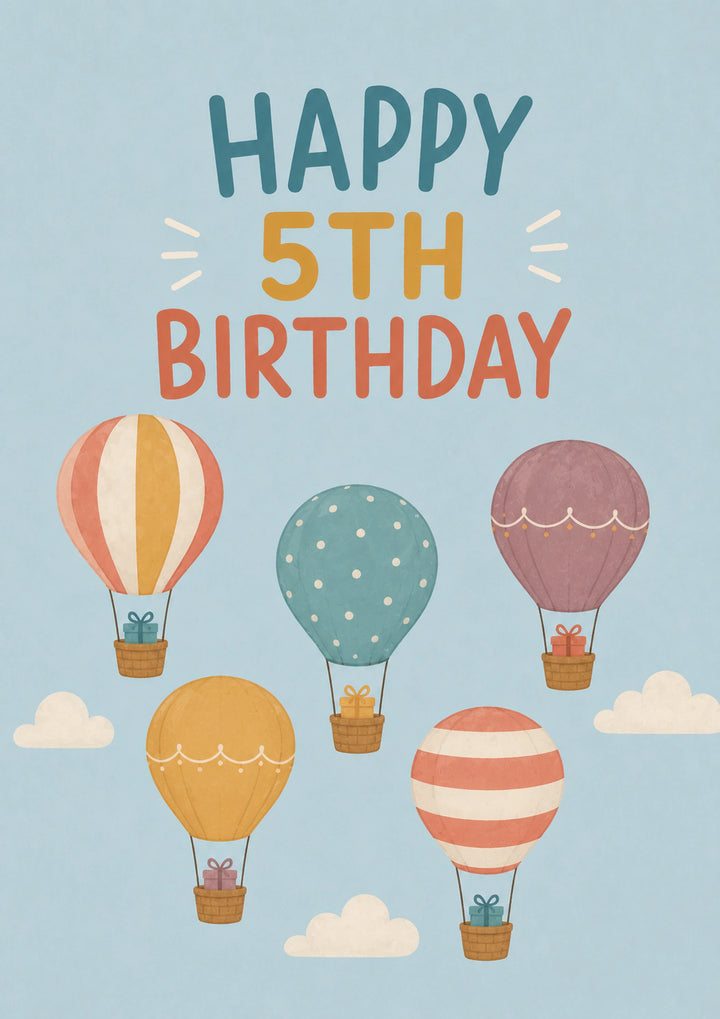 Birthdays - Personalised Card